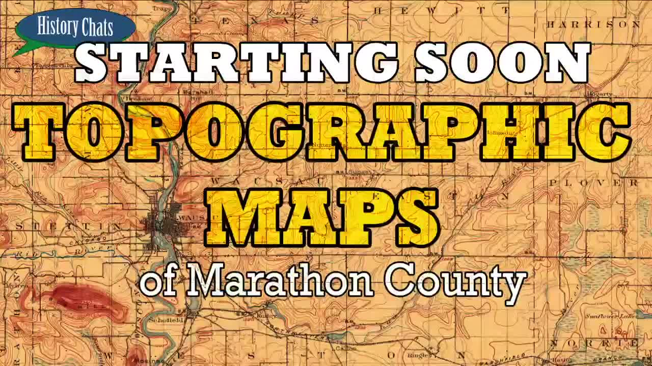 History Chats - Topographic Map of Marathon County